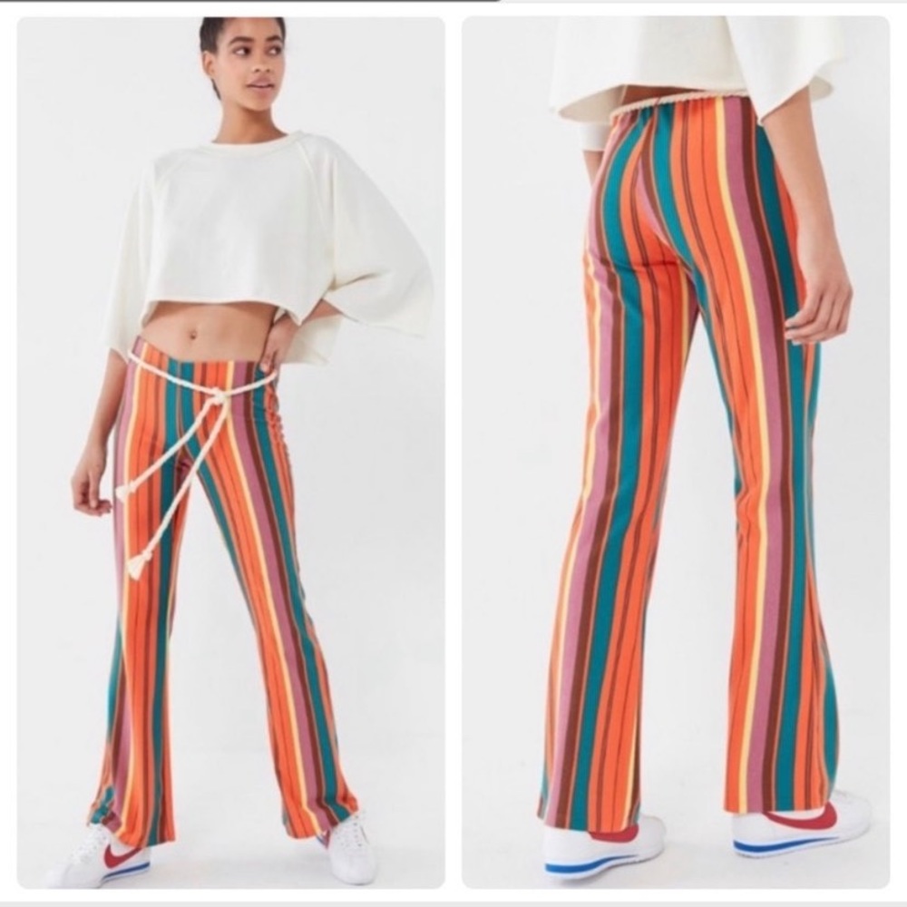 Urban Outfitters Bali Striped Flare Pants